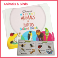 My First Animals & Birds Board Book for Kids Learning "First Kids Early Education" Premium Quality Books for Kids. 