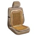 Wooden Bead Seat Cover - Brown. 