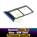 Huawei Mate 20 SIM Tray Sim Jacket Sim Slot Sim Door For Huawei Mate 20 - Blue. 