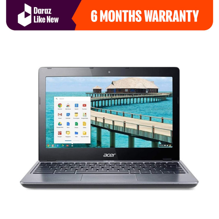 Acer | C740 | 256GB Storage | 4GB RAM | Windows 10 / 11.6″ Display | Play Store Supported | Android Apps Supported | Chromebook - FREE LAPTOP BAG