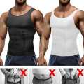 Slim and Lift Men’s Body Shaper – Compression Vest for Chest, Waist and Abs Support. 