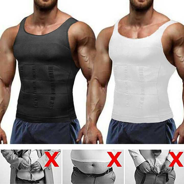 Slim and Lift Men’s Body Shaper – Compression Vest for Chest, Waist and Abs Support