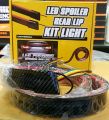Universal LED Spoiler Rear Spoiler Lip Kit Carbonfibre. 
