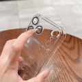 HOCE Ultra Thin Full Lens Cover Clear PC Phone Cases for iPhone 17 16 15 14 13 12 Pro Max 17Air 17Pro Hard Light Cover. 