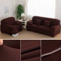 Jersey 5 Seater Sofa cover (3+1+1) | Standard Size, Stretchable Jersey Solid Color Elastic Fitted Sofa Covers. 
