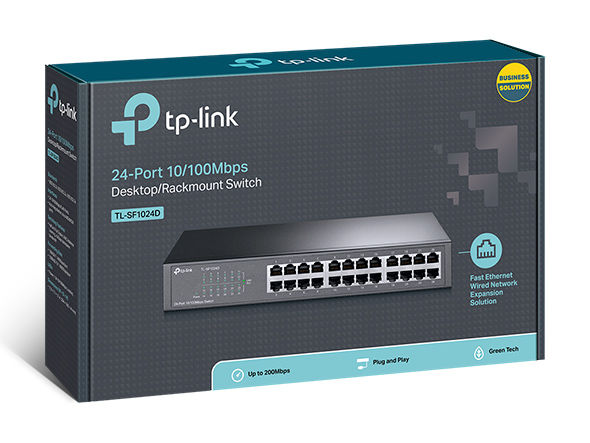 TP-Link%20Network%20Desktop/Rackmount%20Switch%20TL-SF1024D%2024-Port%2010/100Mbps%20-%2018%20Months%20Brand%20Warranty%20-%20Image%204