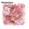 Flower Wall Panel Decor Exquisite 3d Floral Wall Backdrop for Wedding Baby Shower Parties Diy Square Rose Flower Wall Panel for Stunning Photography Prop Artificial Rose Wall Panel. 