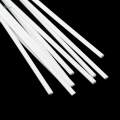 10x ABS Plastic Rectangle Rod Model Making Scenery Architectural 4x2x250mm. 