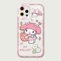 Cinnamon kuroll Kuromi soft silicone case for iPhone 15 14 Pro Max 13 12 11 pro mini XR Xs x 8 7 6 6s Plus se 2020 clear back cover. 