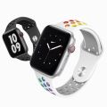Sport Silicone Breathable hole Band Strap for Apple Watch Series 7 6 SE 5 4 3 2 1 41mm 45mm 38mm 40mm 42mm 44mm. 