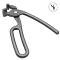 Pizza Pan Gripper Black Colour - Heavy Duty Cast Aluminum Anti-Scald Baking Pan Gripper for Deep Pizza Pans, Strong Clamp Holder for Hot Dish, Plate, Bowl, and Pizza Oven. 