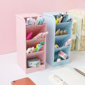 Pencil Storage Holder with Holding Groove Eraser Ruler Pen Holder. 