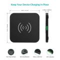 CHOETECH T511 Wireless Charger, 5W up-to 10w Qi Fast Wireless Charging Pad Compatible with Apple iPhone 11/ 11 Pro/ 11 Pro Max/Xs/Xs Max/Xr, iPhone X/8/8 Plus,10W for Galaxy Note 10/S10/S10+/S9/S9+/S8/S8+ and More. 