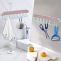 Multi Purpose 8 Hook Hangers  For Clothes Bra Belt Home Wardrobe Organizer Multi Purpose 8 Hook Hangers | Belt Hanger | Tie 8 Hook Hanger | Closet Hangers | Foldable Hooks Hanger | Wardrobe Organizers 8 Hook Hanger | Coat Hangers. 