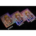 Kitagawa Marin My Dress-Up Darling anime peripheral homemade flashcards anime figure collection card toy gift 4pcs/set. 