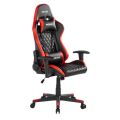 MXG GCH-01 Large Diamond Quilted PU with Headrest and Lumbar Support Gaming Chair Red/Black. 
