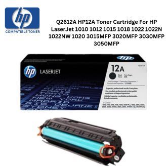 HP12A Toner Cartridge For HP LaserJet 1010 1012 1015 1018 1022 1022N 1022NW 1020 3015MFP 3020MFP 3030MFP 3050MFP