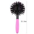 3D Round Hair Brush Hair Comb Salon Make Up 360 Degree Ball Styling Tools Detangling Hairbrush Heat Resistant Women Comb. 
