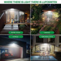 190Led Solar Light Outdoor Solar Wall Lamp LED Bulb IP65 PIR Motion Sensor Lampara Solar Lighting Garden Decoration Lights Tools. 