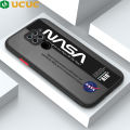 UCUC for Redmi Note 9 Back Cover Stripe NASA Frosted Transparent Hard Phone Case Thin Shockproof Full Cover Camera Protect Case. 