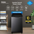 HWM 120-1678ES8 - Haier - 12kg - Fully Automatic - Top Load Washing Machine - 3D Wash Technology - Pillow Drum - Memory Backup -10 Years Brand Warranty. 