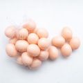 (8 Piece) Artificial Plastic Eggs for Broody Hen - Brown Egg (Light Weight Hollow Egg Shell). 