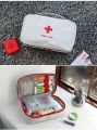 Household Portable Waterproof Outdoor Travel Medical Multi-Pocket Medicine First Aid Kit Storage Bag (Not Included First Aid Accessories). 