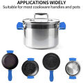 Silicone Hot Handle Holder for Cast Iron, 3 Pack Pot Handle Sleeve Non Slip Rubber Cover Set for Skillet Frying Pan. 