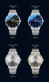 POEDAGAR New Men's Watches Swiss Luxury Brand Watch Men's Waterproof Luminous Fashion Quartz Watch Trend Steel Band Business Casual Wrist Watches. 
