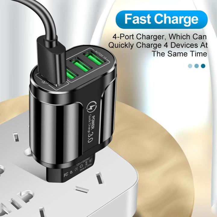 USB Charger Quick Charge 3.0 For Phone Adapter for iPhone 12 Huawei Portable EU/US Plug Wall Charger