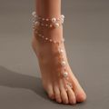 Bohemian Beads Anklets for Women Novelty Fashion Simulated Pearl Ankle Bracelet On The Leg Foot Jewelry Party Gift. 