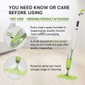 360 Rotation Floor Spray Mop with Refillable Spray Bottle & Microfiber Pads - Home Kitchen & Office Usage Mop With Spray Flat Mop Floor Spray Mop. 