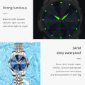 POEDAGAR Luxury Women's Waterproof Quartz Watch | Stainless Steel Ladies Watch with Night Light | Birthday and Valentine's Day Gift. 