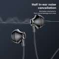 3.5mm Audio Microphone Dual Plug Wired Headphones 3m/2m In Ear Headset Wired Earphones Desktop Computer PC Bass Stereo Earbuds. 