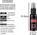 30ml High Protection Quick Car Coating Spray Plastic Parts Refurbish Agent Car Polish Buffer Tools Correction Applicator Car Spray Nano Coating Agent Car Cleaning Wipes Leather. 