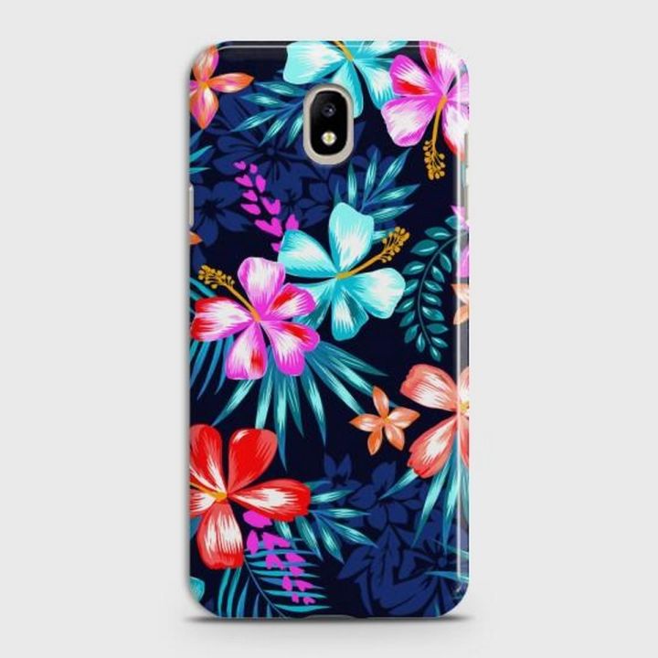 Samsung Galaxy J7 2017 (J720) Cover - SkinLee HQ Hard Case - Lilac Kiss Tropical Flowers - SKINLEE-253-1-217-143