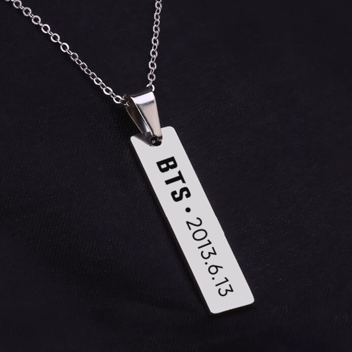 BTS Pendant for ARMY Kpop BT21 Necklace Fashion Jewelry