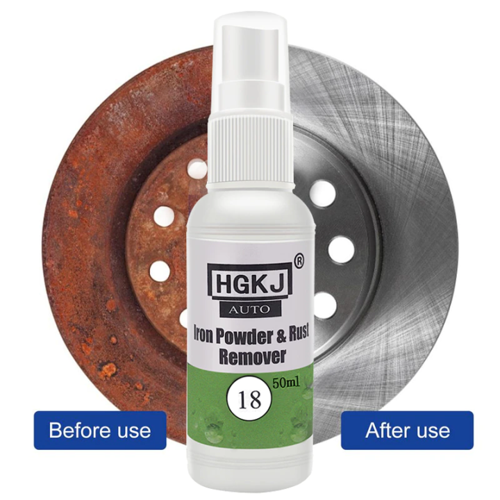 HGKJ 18, 50ml Car Paint Wheel Iron Powder Rust Remover Auto Window Cleaner Car Cleaning Car Accessories