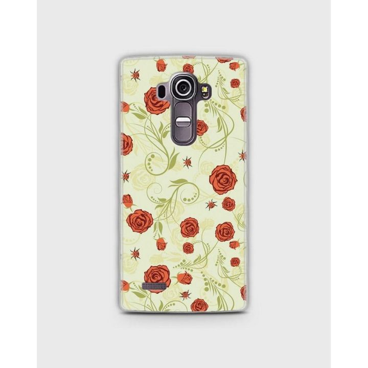 Lg G4 Cover In Hybrid Soft Case Cover Red Roses - 1Cover726