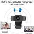 Auto Focus 1080P FHD USB Webcam for PC Computer Camera built-in noise reduction microphone Digital Web Cam For Lap Desktop Support Windows 2000 / XP / win7 / win8 /win10 Vista ready stock. 