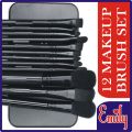 High Quality Makeup Brush Set 12 Pcs Make up Brush Set in Steel Box set of 12 brushes. 