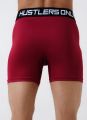 Maroon Soft Boxer Briefs Hustlers only  Men's Underwear Mid waist Cotton Briefs Solid Colour Boxers Men's Underwear, underwear for boy, underwear. 