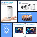 HY300 Projector 4k Android 11 With 1080p Support 20000 Hour Play Home Cinema Outdoor Portable Projector. 