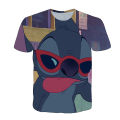 Disney Stitch Lilo Cute Cartoon Fashion Short Sleeve T shirt Boys And Girls Top Children's Clothing Children's Clothing. 
