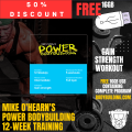 Mike O'Hearn's Power Bodybuilding 12-Week Training Program (Gain Strength Workout Plan) Fitness Training Programs. 