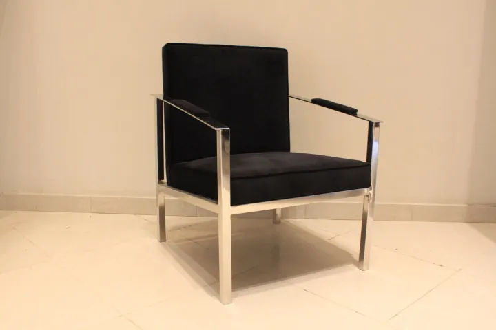 Stainless%20Steel%20Formal%20Chair%20Black%20-%20Image%202