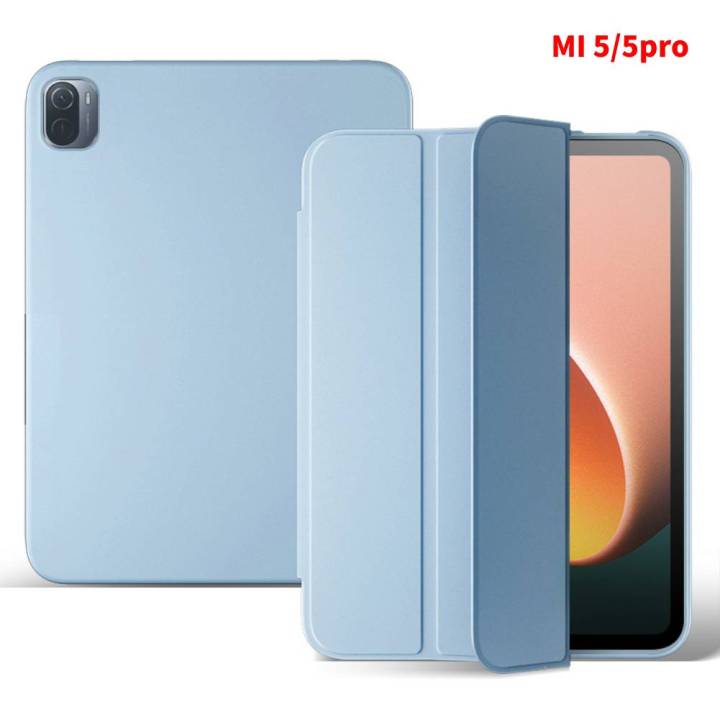 Xiaomi Case For Xiaomi Pad 5 Case for mi pad 5 5 Pro Case Auto Wake up and Sleep Silicone Cover Funda Support Charging