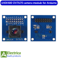 OV7670 camera module Supports VGA CIF auto exposure control display active size 640X480 for Arduino by Electrica. 