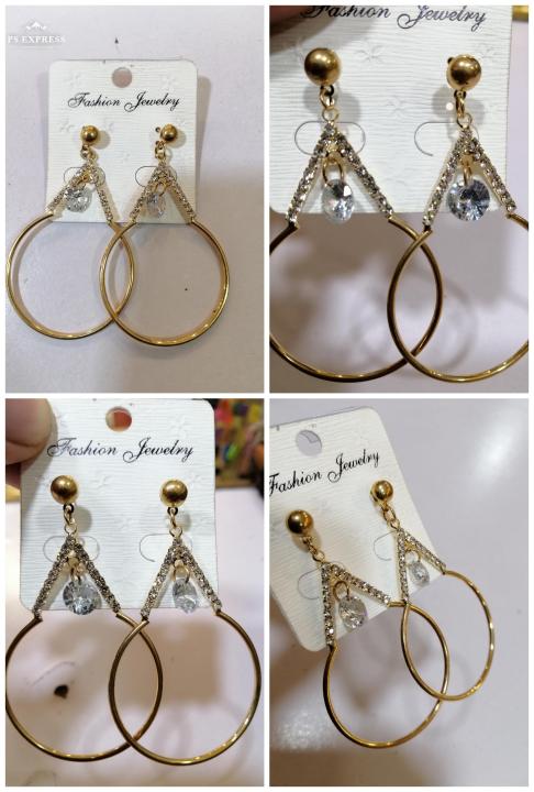 Indain Gold palated 1carat earrings