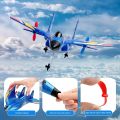 Rc Flying Plane, Model HW-33 Fighter Jet, Material EPP Foam, Colour Red, Blue and Yellow, For Kids. 